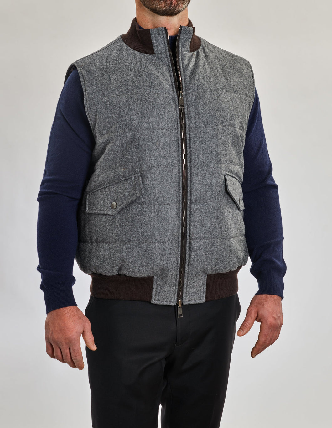 Reversible - Quilted/wool Vest